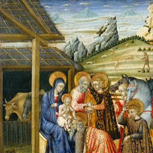 The Adoration of the Magi, c. 1460 (tempera and gold on wood)