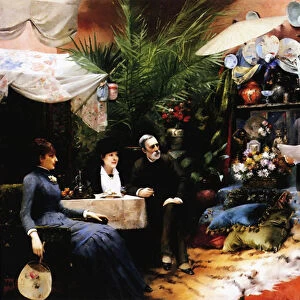 An Afternoon Song, 1885 (oil on canvas)
