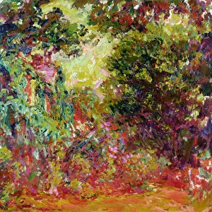 The Artists House from the Rose Garden, 1922-24 (oil on canvas)