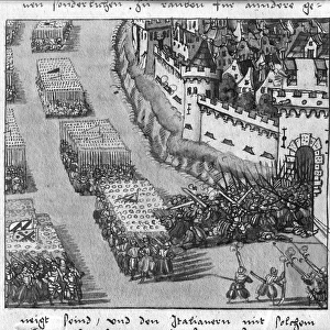 Assault of Two Armies, illustration from L Art de l Artillerie