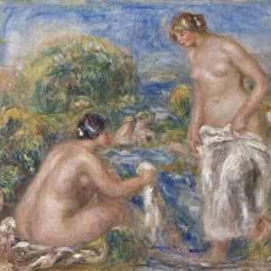 Bathing Women (oil on canvas)