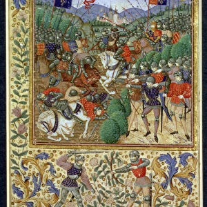 Battle of Agincourt, October 25th 1415 (w / c on paper)