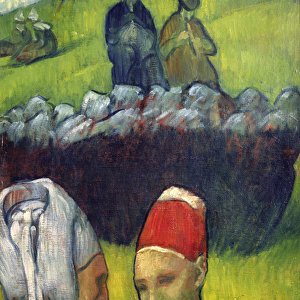Breton Women (oil on canvas)