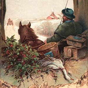 British Christmas cards (colour litho)