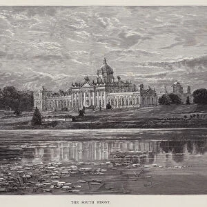 Castle Howard, The South Front (litho)