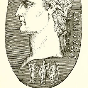 The Children of Germanicus: Caligula, Drusilla, Agrippina, and Livilla (engraving)