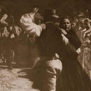 The dance, print by Olga von Koncz, 1914 (photogravure)