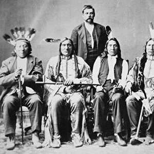 Delegation of Sioux chiefs, led by Red Cloud (1822-1909) in Washington D. C