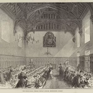 The Dining-Hall, Female Orphan Asylum, Beddington, Surrey (engraving)