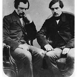 Edmond Louis Antoine Huot de Goncourt (1822-96) and Jules Alfred Huot de Goncourt