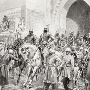 Entry of the Turks under Suleiman I into Baghdad, 1534, from Hutchinsons History of the Nations, pub. 1915