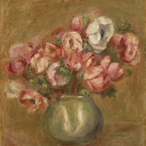 Flowers in a Green Vase, 1906 (oil on canvas)