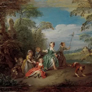 The Golden Age, c. 1730 (oil on wood)