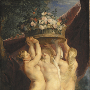 The Three Graces, 1620-1625 (oil on canvas)