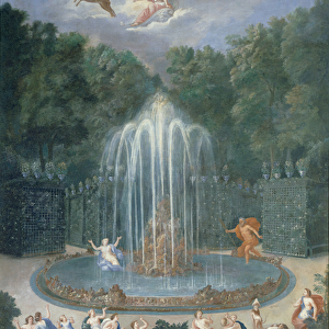 The Groves of Versailles. View of the Star or Mountain of Water with Alph persuing Arethusa