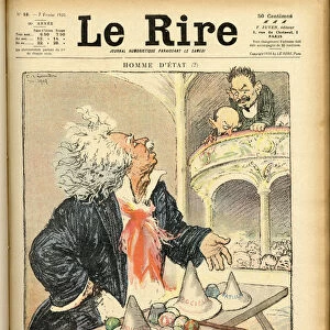 Illustration for the Cover of Le Rire, 07 / 02 / 1920 - Statesman - David Lloyd George