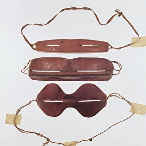 Inuit sun / snow glasses (leather)