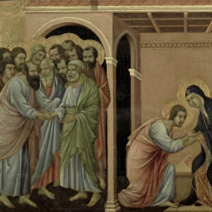 Maesta: The Virgin Says Farewell to St. John, 1308-11
