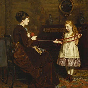 Mothers Little Helper, 1874 (oil on canvas)