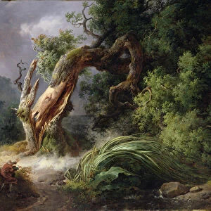 The Oak and the Reed, 1816 (oil on canvas)