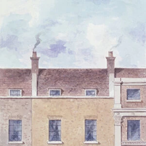 The Old Entrance to Scotland Yard, 1824 (w / c on paper)