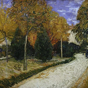 Path in the Park at Arles, 1888 (oil on canvas)