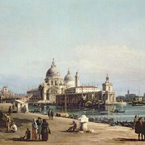 The Piazzetta Venice, looking towards the Dogana and Santa Maria della Salute