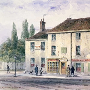 Pied Bull Public House, 1848 (w / c on paper)
