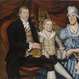 Portrait of George Eliot and Family, c. 1798 (oil on canvas)