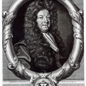 Portrait of John Blow (1649-1708) (engraving)