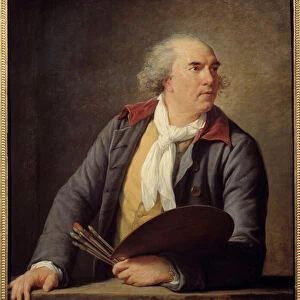 Portrait of the painter Hubert Robert (1733-1808). Painting by Marie Elisabeth Louise