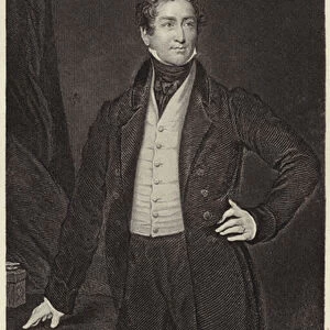 Portrait of Sir Robert Peel (engraving)