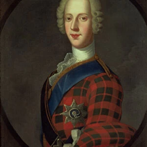 Prince Charles Edward Stuart (Bonnie Prince Charlie, 1720-88) (oil on canvas)
