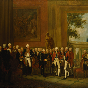 Reception for the Duke of York in Sanssouci, c. 1785 (oil on canvas)