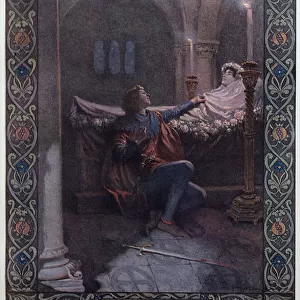 Romeo and Juliet, c. 1900 (colour litho)