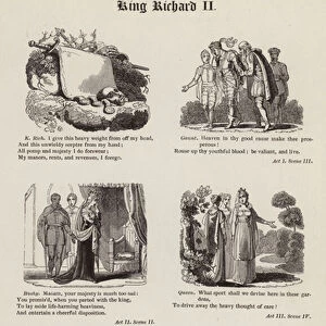 Shakespeare: King Richard II (engraving)