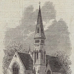 St Marys Church, Ide Hill, Kent (engraving)