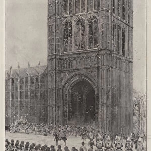 The State Opening of Parliament, 16 January (engraving)
