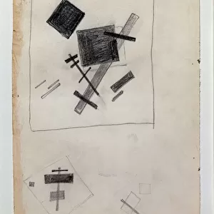 Suprematist composition (Drawing, 1915-1916)