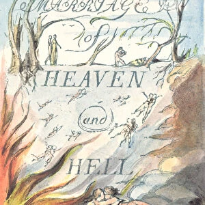 Title Page, from Marriage of Heaven and Hell
