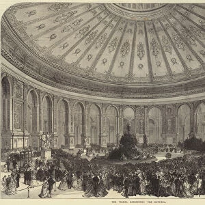 The Vienna Exhibition, the Rotunda (engraving)