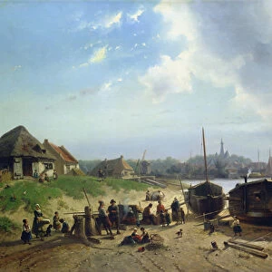 View of the Dutch Coast