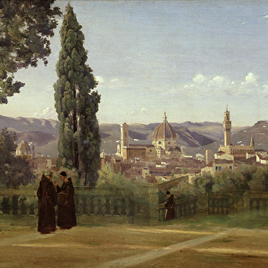 View of Florence from the Boboli Gardens, c. 1834-36 (oil on canvas)