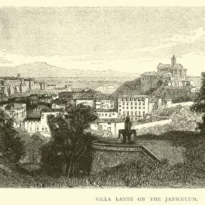 Villa Lante on the Janiculum (engraving)