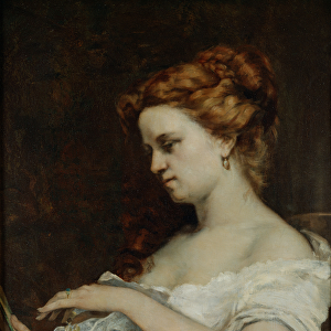A Woman with Jewellery, 1867 (oil on canvas)
