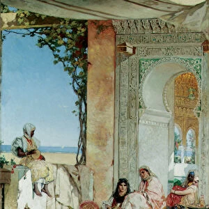 Women of a Harem in Morocco, 1875 (oil on canvas)