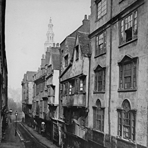 Wych Street, c. 1876 (b / w photo)