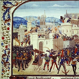 Hundred Years War: the bag of the city of Aubenton in Picardy by Count Jean de