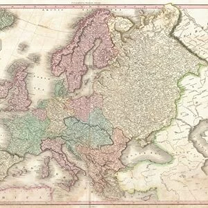 1818, Pinkerton Map of of Europe, John Pinkerton, 1758 - 1826, Scottish antiquarian