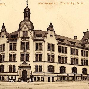 Barracks Naumburg Saale 1905 Saxony-Anhalt Neue Kaserne des 7